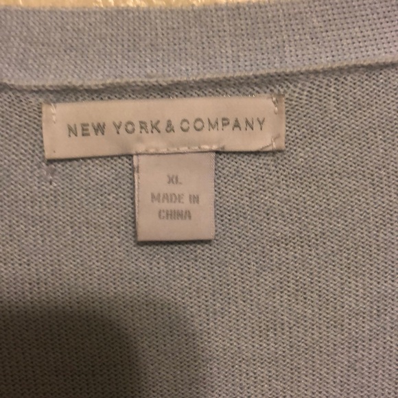 Light Blue NY&C Cardigan - Picture 3 of 4